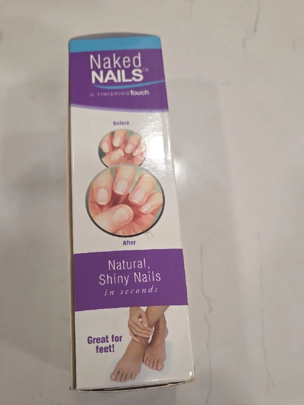 Naked NAILS Electronic Manicure Tool - Purple/White